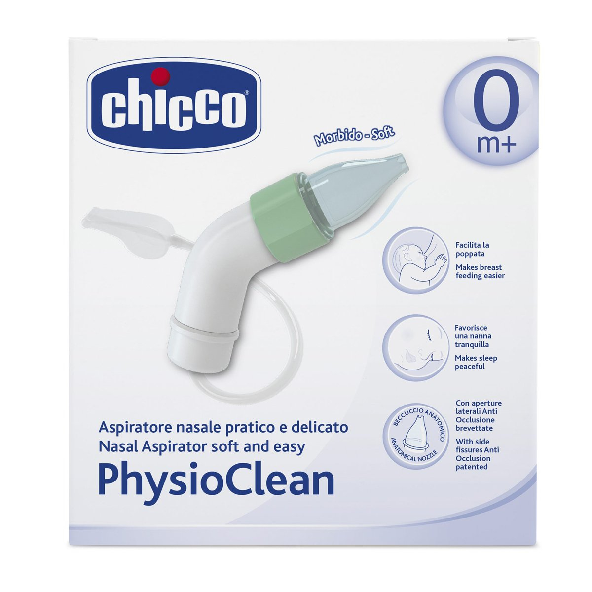 Chicco Physio Clean Nasal Aspiratore Soft and Easy