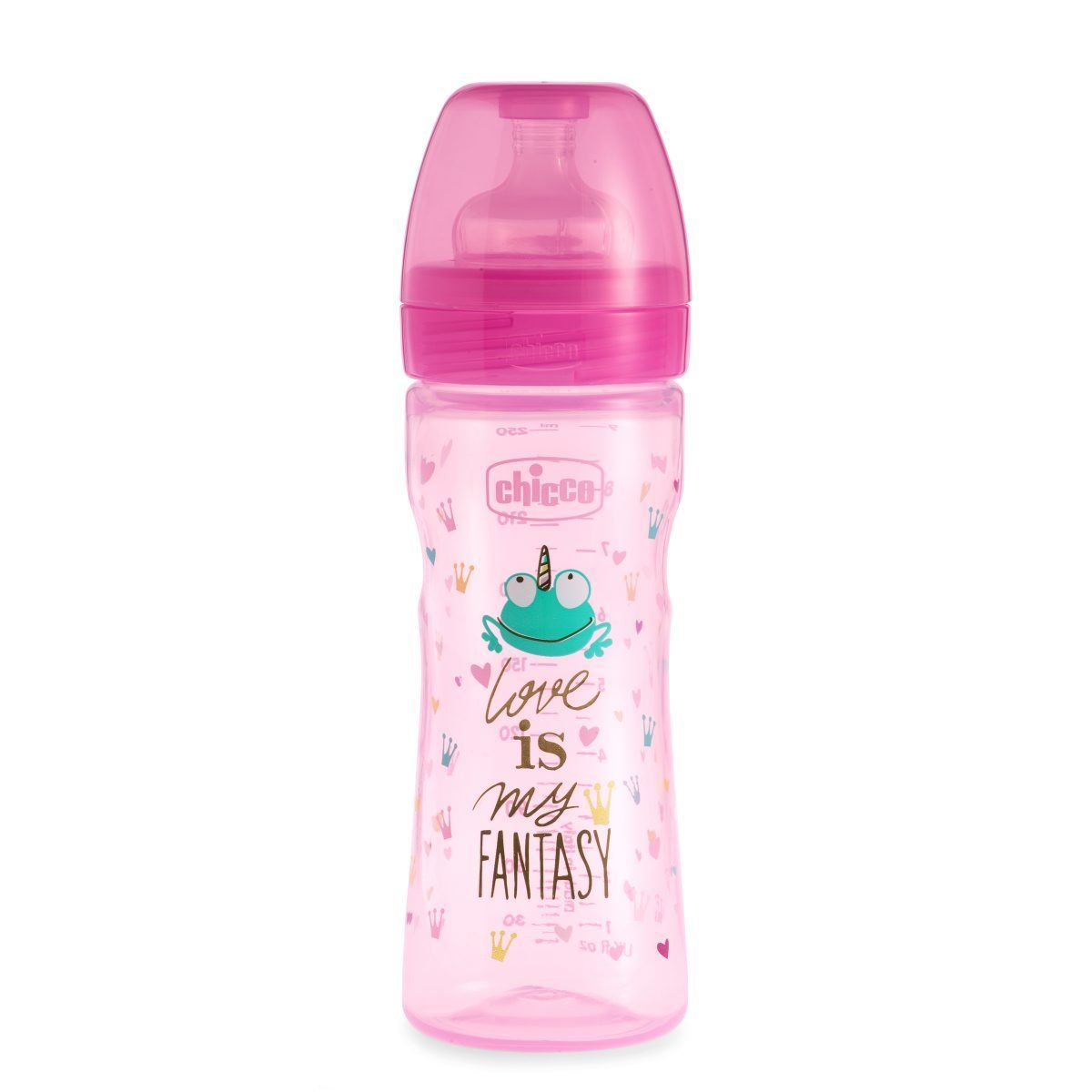 Chicco Well-Being LOVE bottle with silicone nipple,330 ml 00009851000000