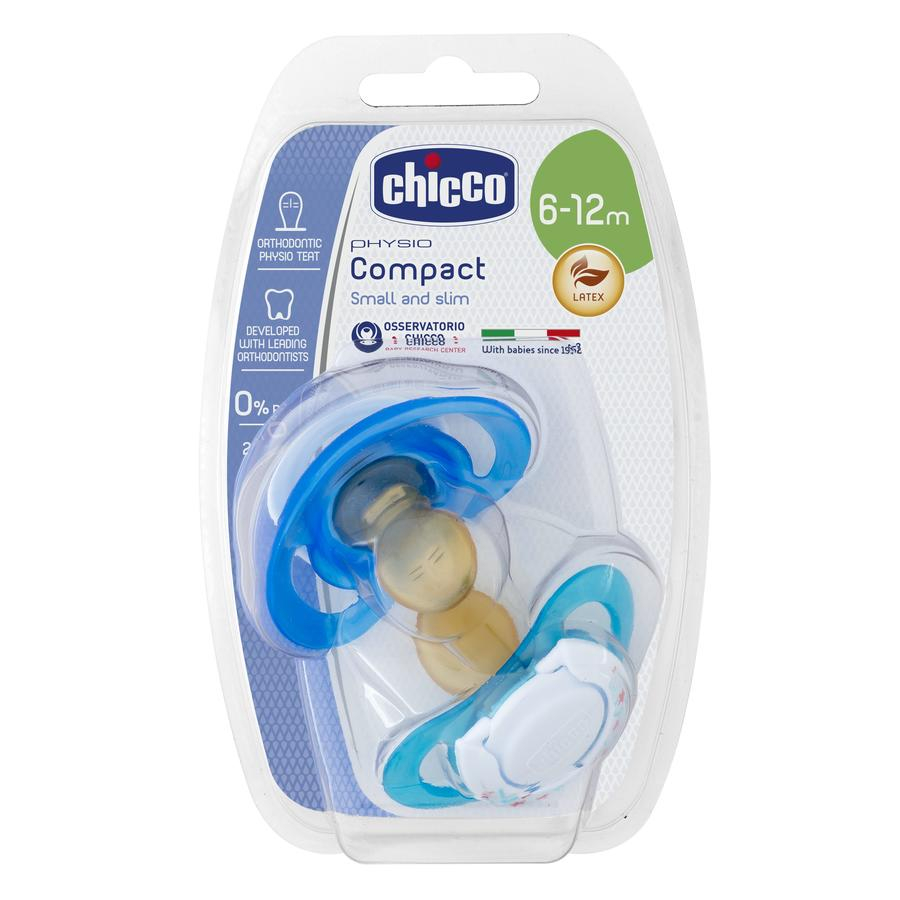 Chicco Soother Compact Blue LTX6-12/6-16M 2PCB