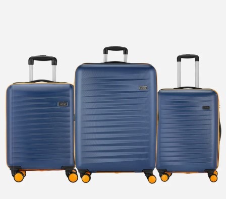 Safari Defender Set Trolley Bag with TSA lock and Dual Wheels