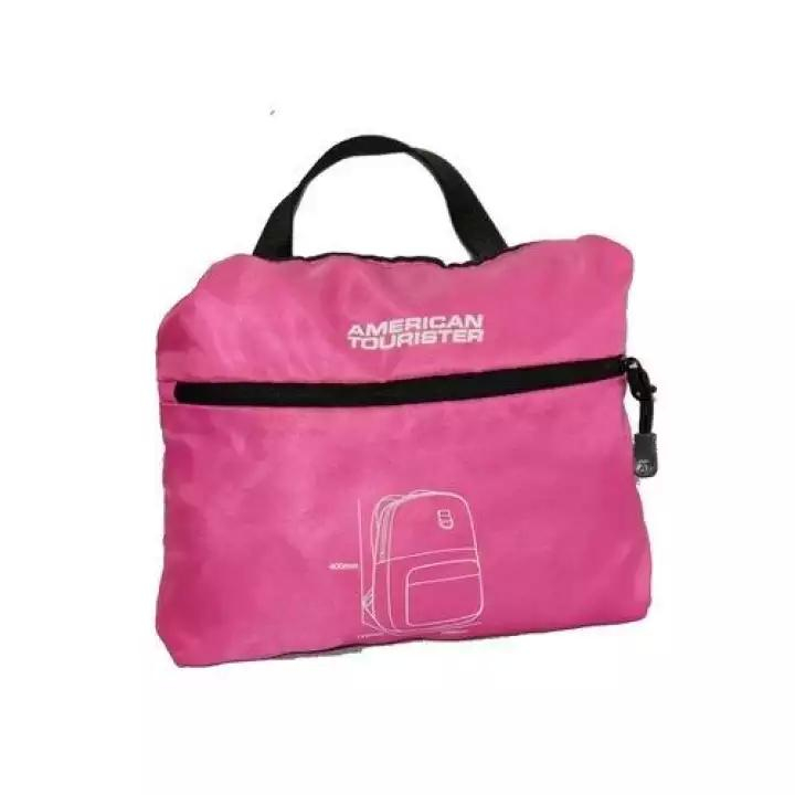 American Tourister Pink/Black Foldable Unisex Backpack Z19 0 79 037