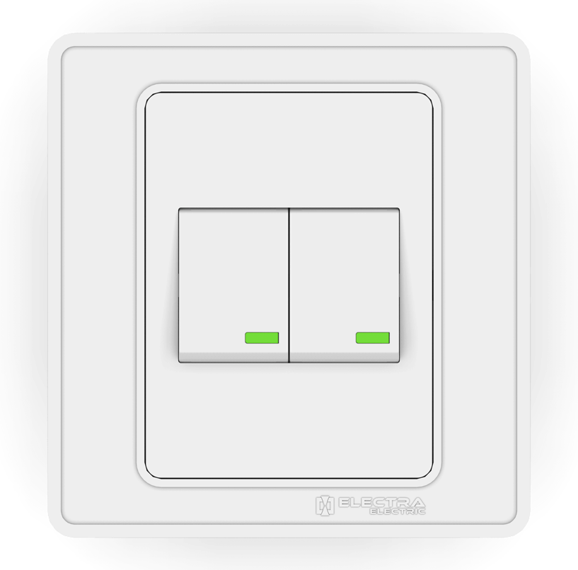 Electra Electric 10a 2 Gang 2 Way Switch