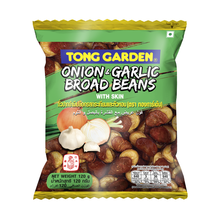 Tong Garden Onion-garlic Broad Beans 120gm
