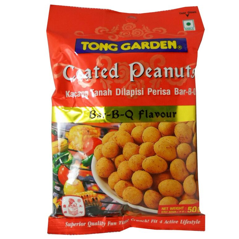 Tong Garden Coated Peanuts Barbeque Flavour 50g