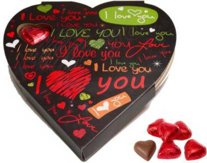The Chocolate Garden's Valentine I Love U Box