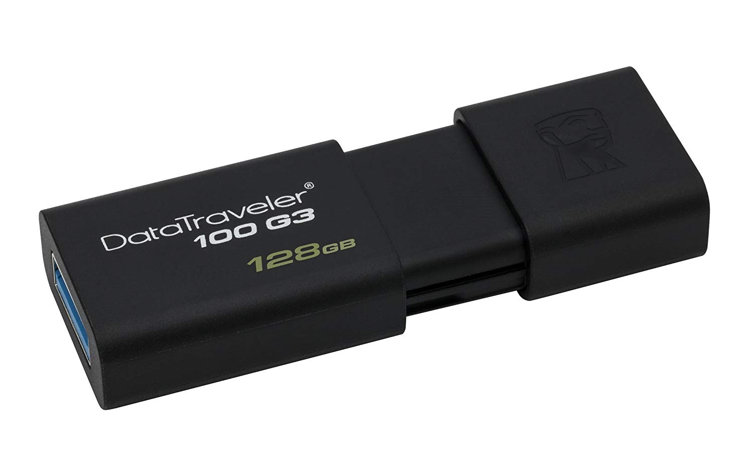 Kingston Digital 128GB 100 G3 USB 3.0 DataTraveler Capless Slider Pen Drive