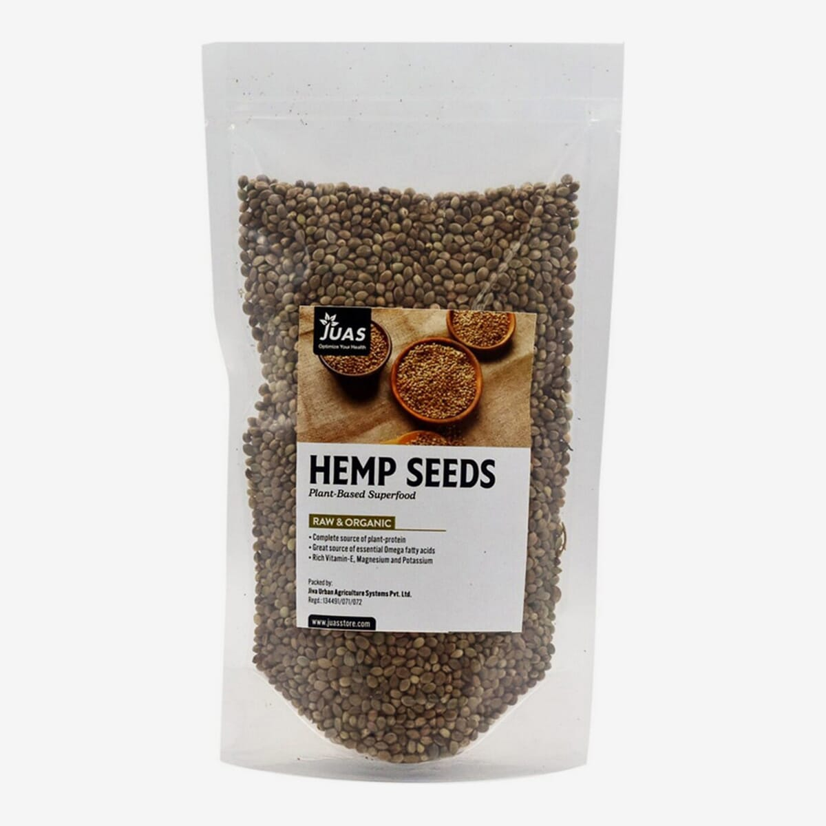 Juas Hemp Seeds (Organic) - 500gm