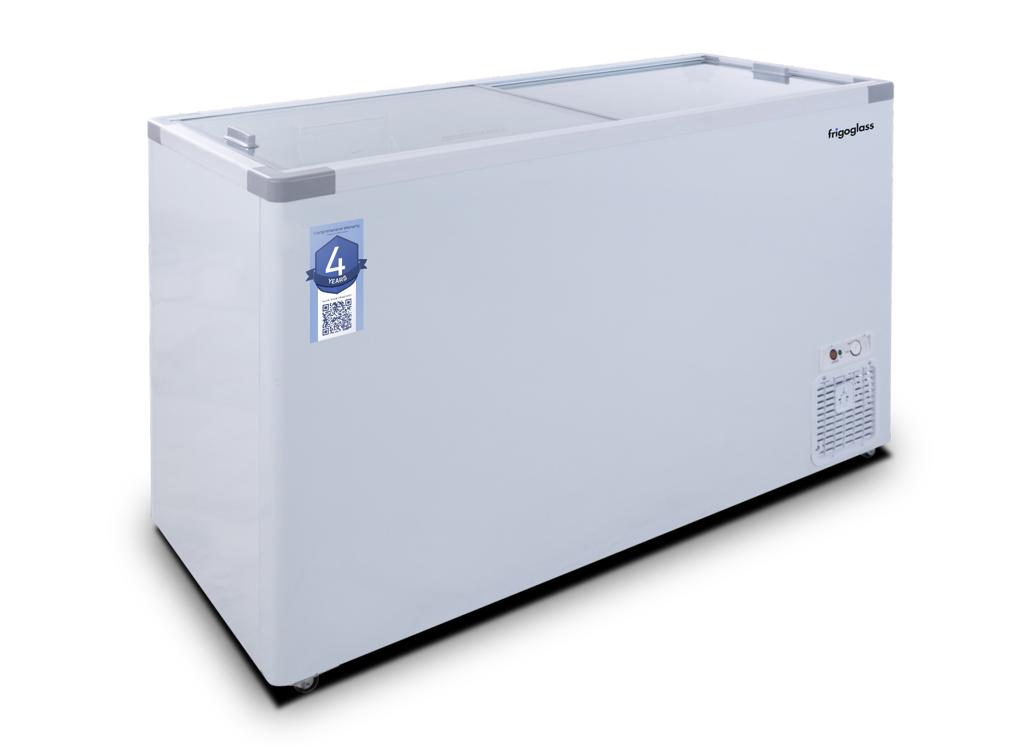 FrigoGlass FG2D 450GT Flat Glass Chest Freezer 450 Liter