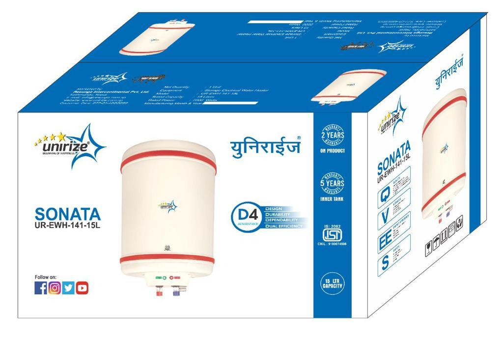 Unirize Geyser 15 ltr sonata