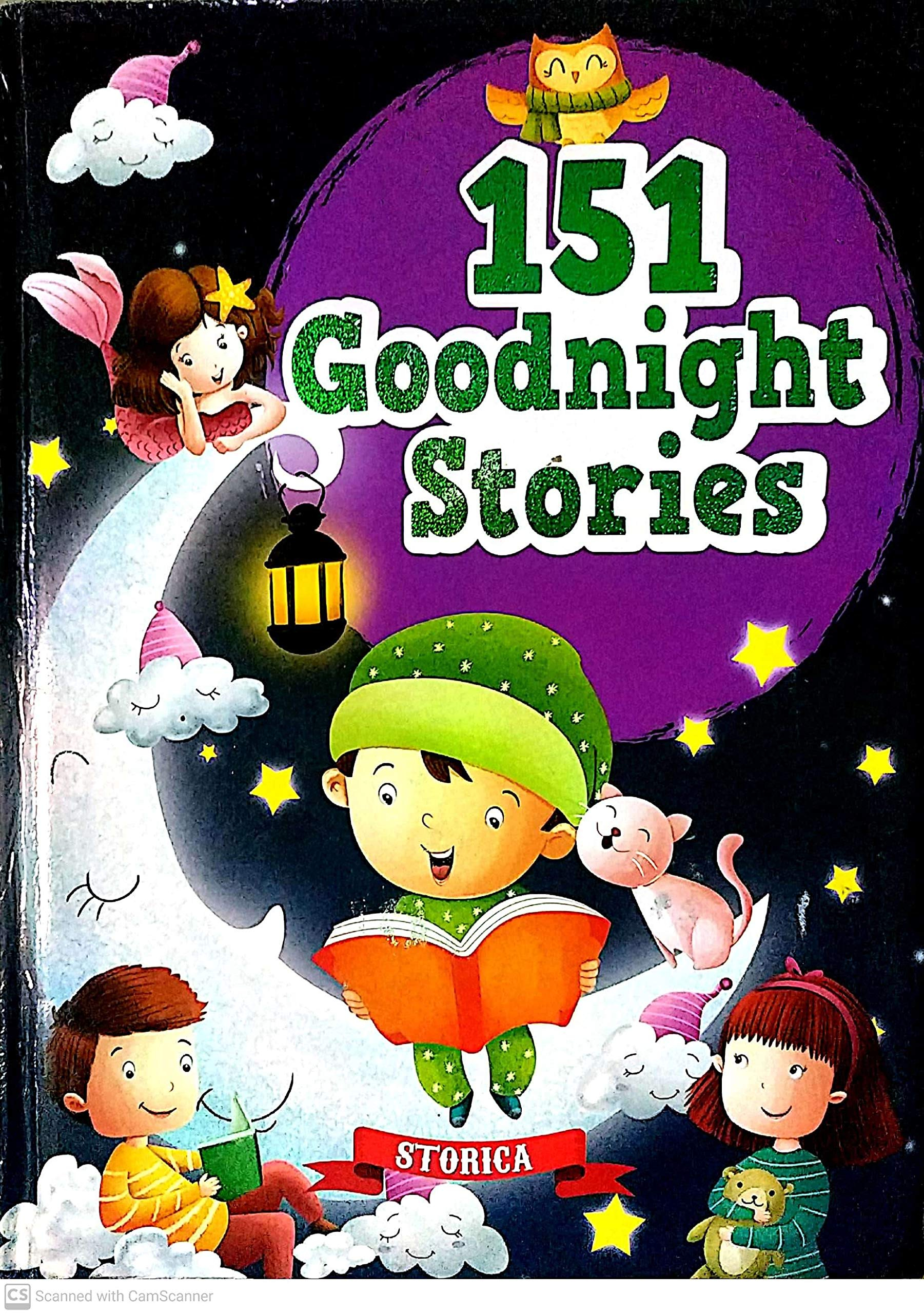 151 Goodnight Stories - Padded & Glitered Book by Pegasus