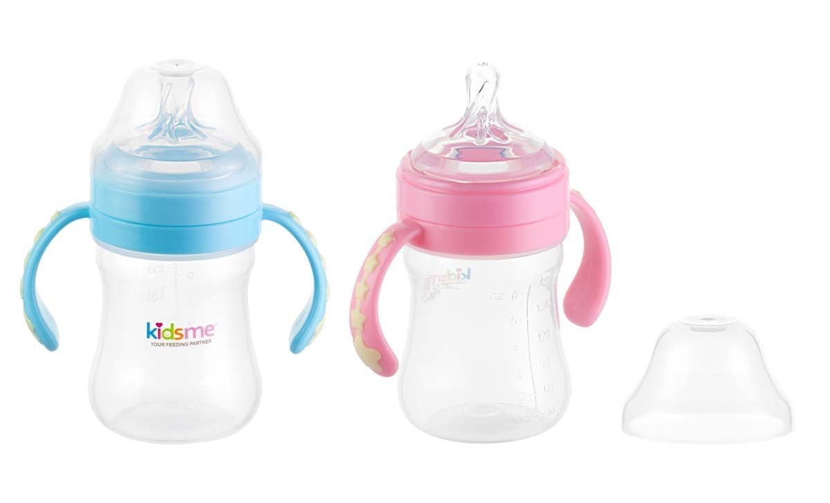Kidsme Patented Anti-colic Milk Bottle 180ml (M) - 160346 