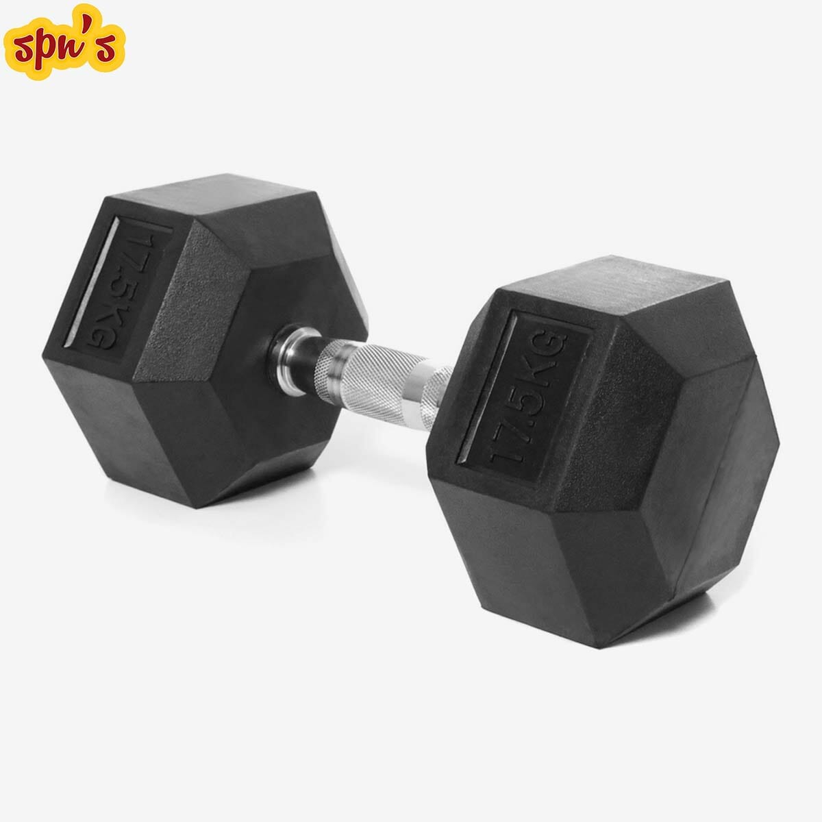 17.5 Kg Rubber Hex Dumbbells (Pair), 17.5 Kg Dumbell, 35 Kg Hexa Dumbells Total