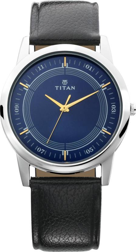Titan Karishma Analog Blue Dial Men's Watch 1773SL01