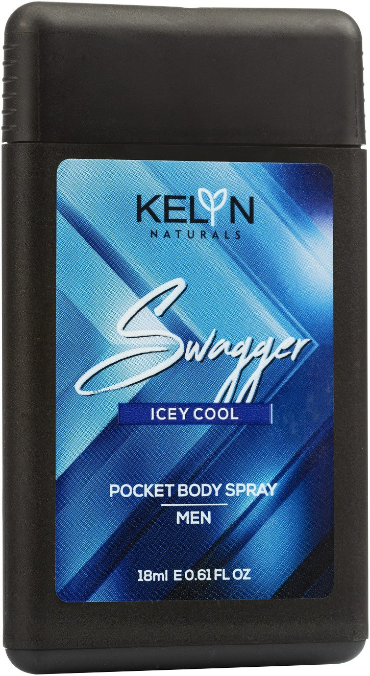 Kelyn Swagger Icey Cool Men Pocket Body Spray 17ml