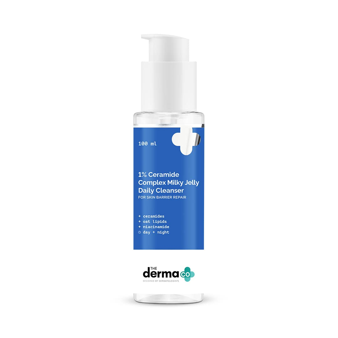 The Derma Co 1% Ceramide Complex Milky Jelly Daily Cleanser