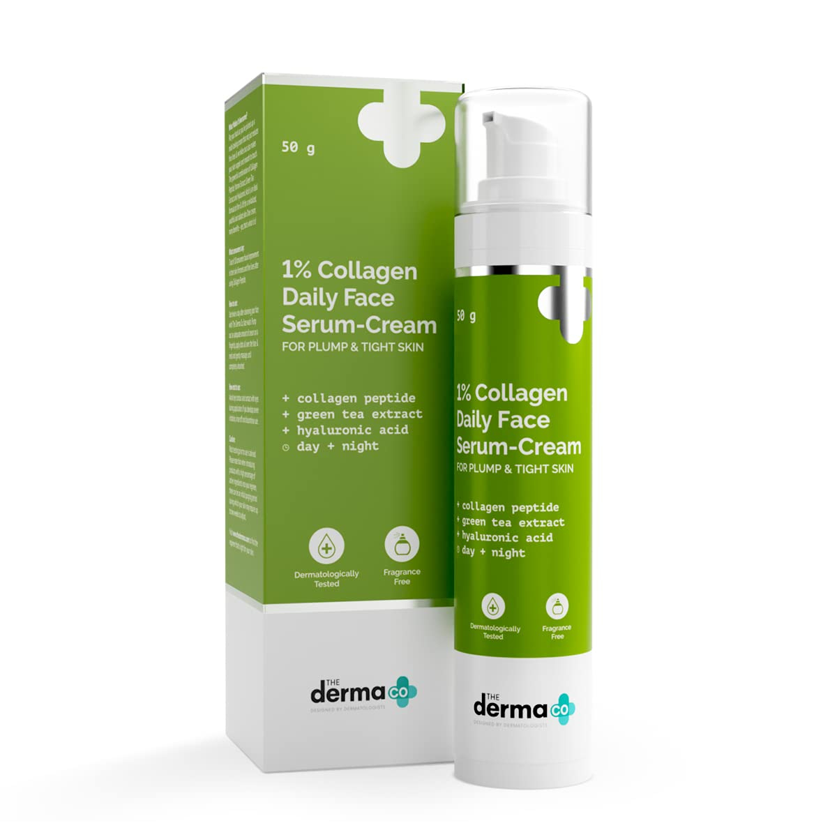 The Derma Co 1% Collagen Daily Face Serum Cream