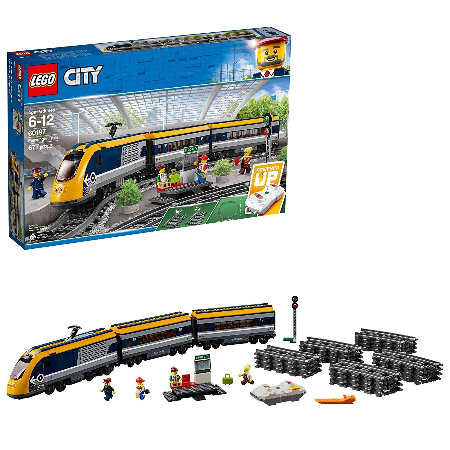 LEGO City Passenger Train Building Kit (677 Piece)LEGO- 60197