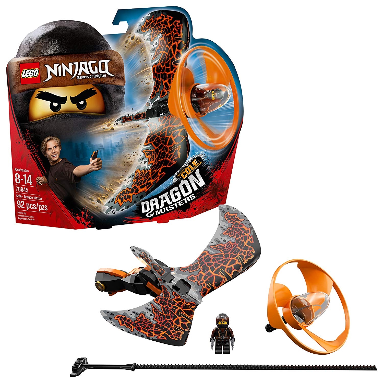 LEGO NINJAGO Cole - Dragon Master Building Kit (92 Piece) LEGO-70645