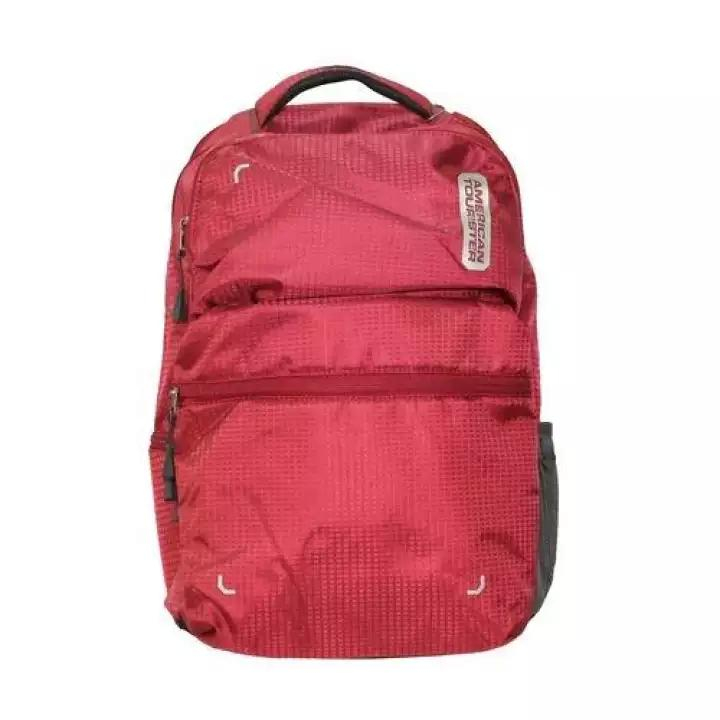 American Tourister Red Wine Dodge Unisex Backpack 02