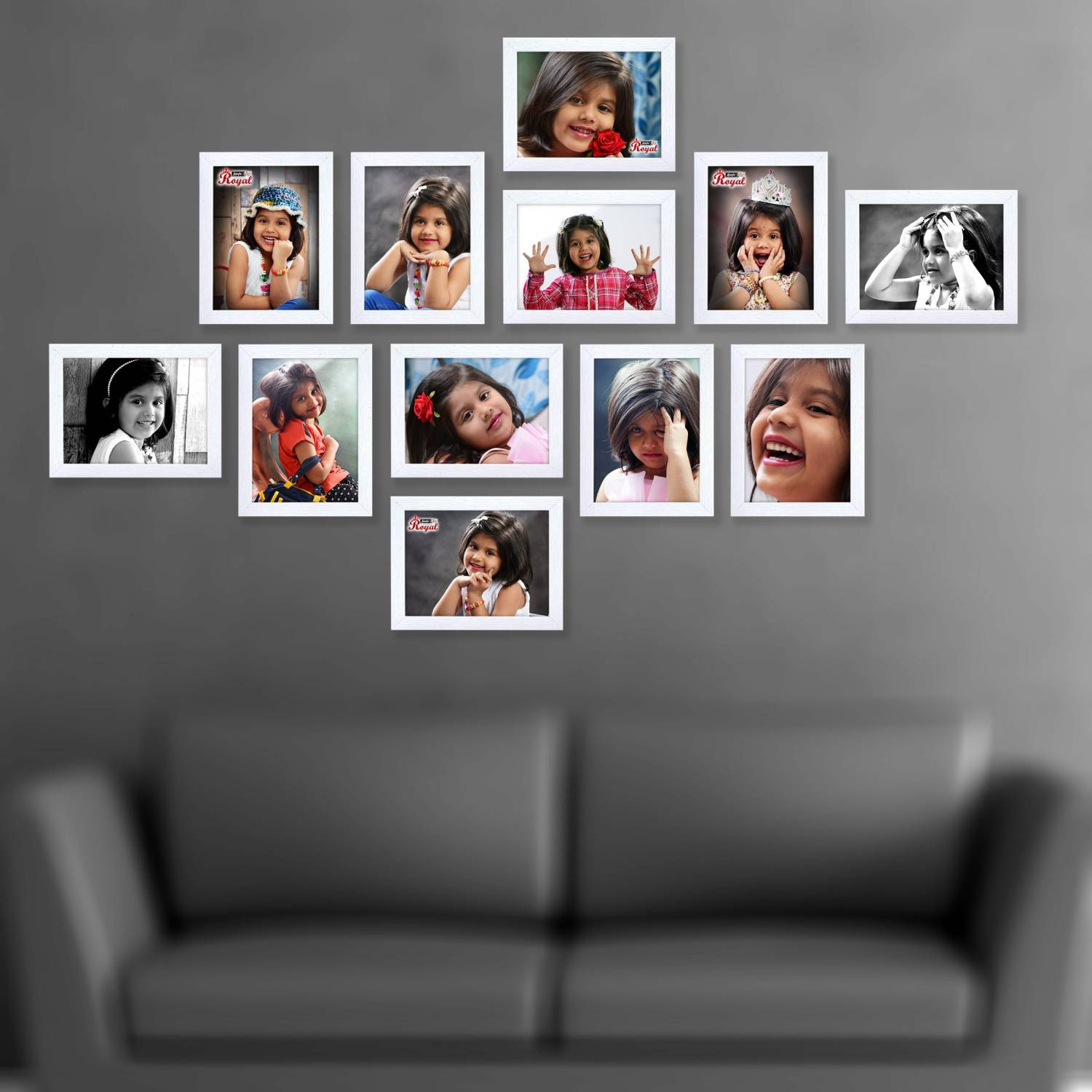 Ajanta Royal Classic set of 12 Individual Photo Frames
