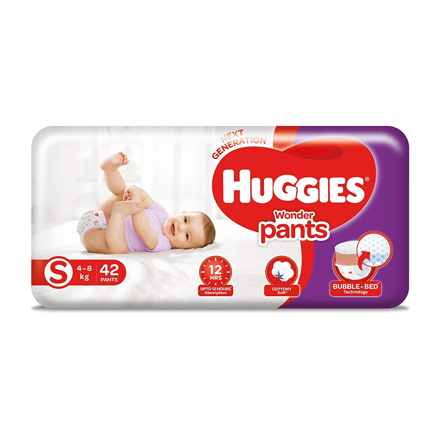 Huggies Wonder Pants Small Size Diapers (42 Count)