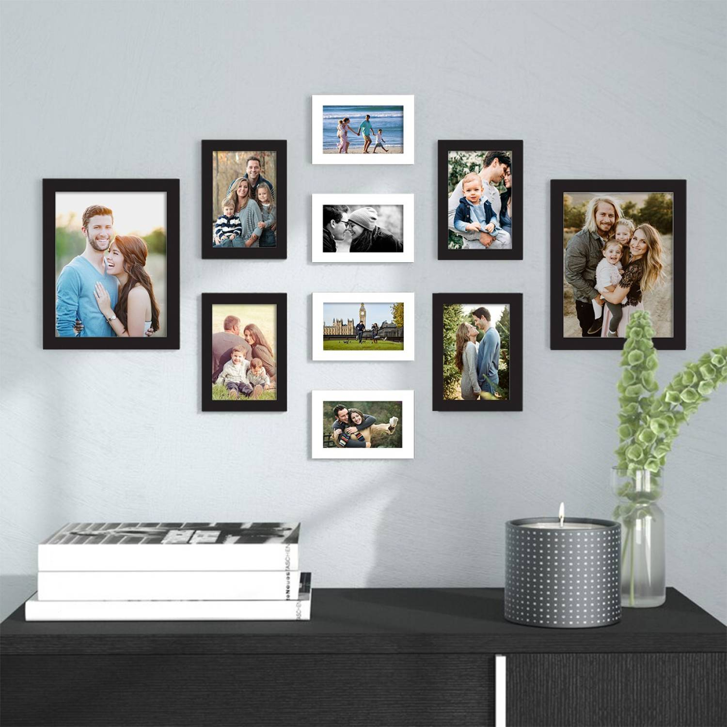 Polymer Photo Frame Back 10 Photos