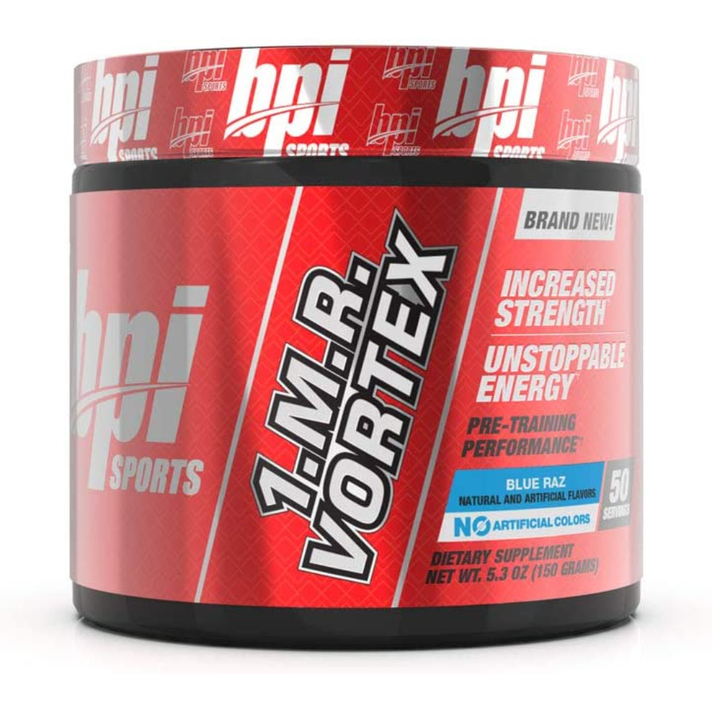Bpi Sports 1 MR Vortex Pre-Workout - Blue Raz - 50 Servings - 5.3 Oz