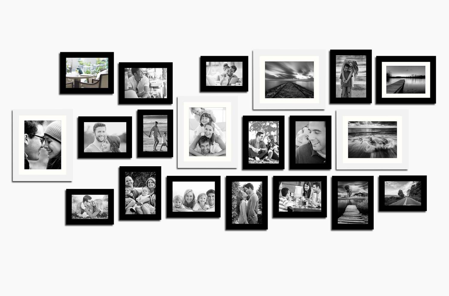 Wall Decor Photo Frames Set of 20