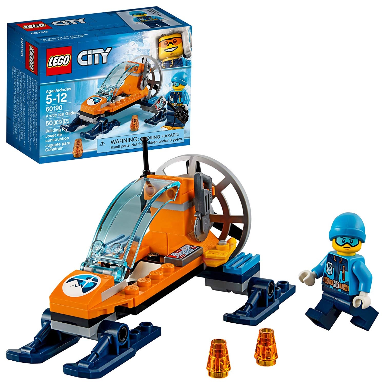 LEGO City Arctic Ice Glider Building Kit (50 Piece) 60190 