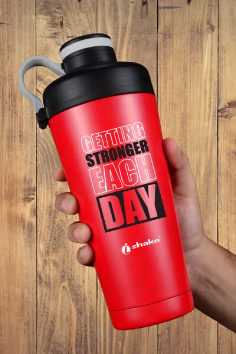 Ishake Steel Shaker 1000 Ml With Shaker Ball | Protein Shaker | Steel Shaker | Stainless Steel Shaker Bottles For Protein Shake 100% Leakproof Guarantee Protein Shaker/sipper Bottle, Ideal For Protein, Pre Workout, Bcaas & Water Bpa Free Materia