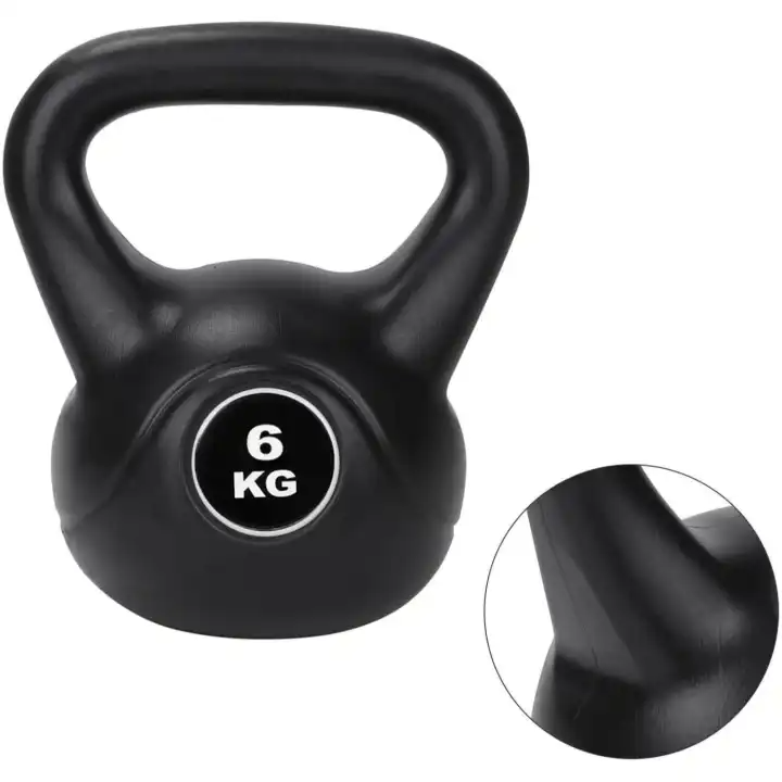 Kettlebells For Strength Training, 6 Kg Kettlebell Weights Vinyl Coated Iron-coated For Floor And Equipment Kettlebell Weight Sets