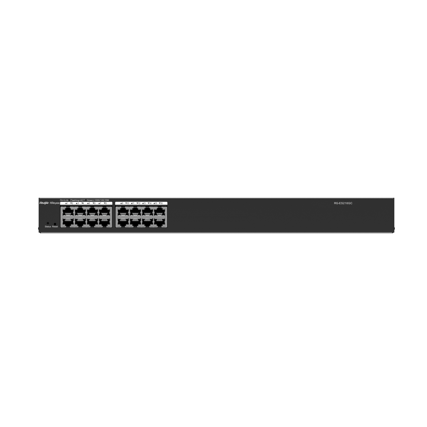 RG-ES216GC, 16-Port Gigabit Cloud Mananged Non-PoE Switch