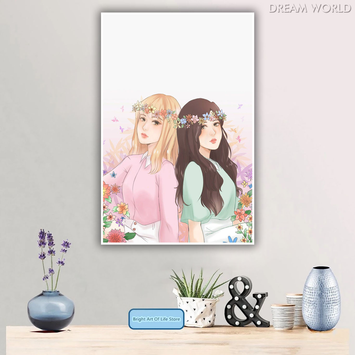 Arga - Home Decor Wall Poster - Blackpink Cartoon Art