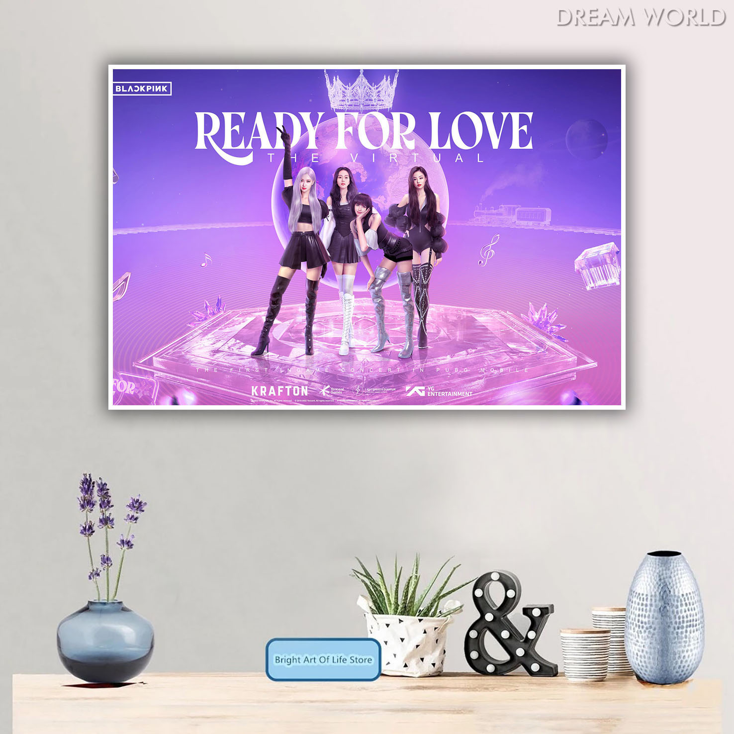 Arga - Home Decor Wall Poster - Blackpink Cartoon Art