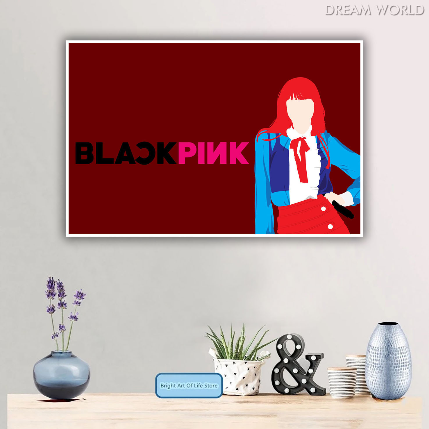 Arga - Home Decor Wall Poster - Blackpink Cartoon Art
