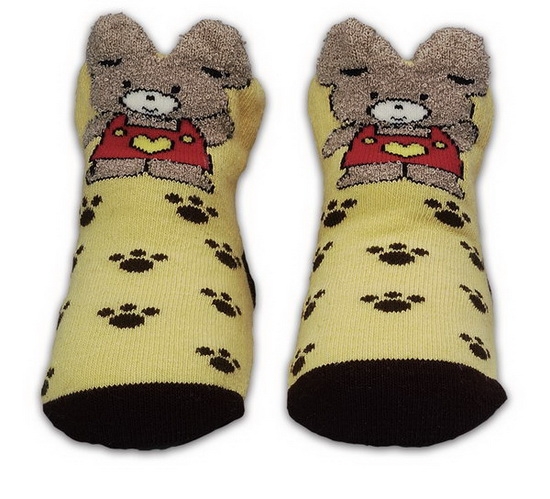 Farlin 3-D Cotton Sock(BEAR) BF-426-2