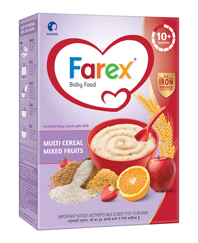 Farex Multi Cereal Mixed Fruits 10+ Month - 300 g
