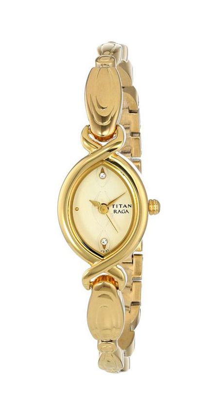 Titan  Raga Jewelry Inspired Gold-Tone Watch For Women 2251YM15