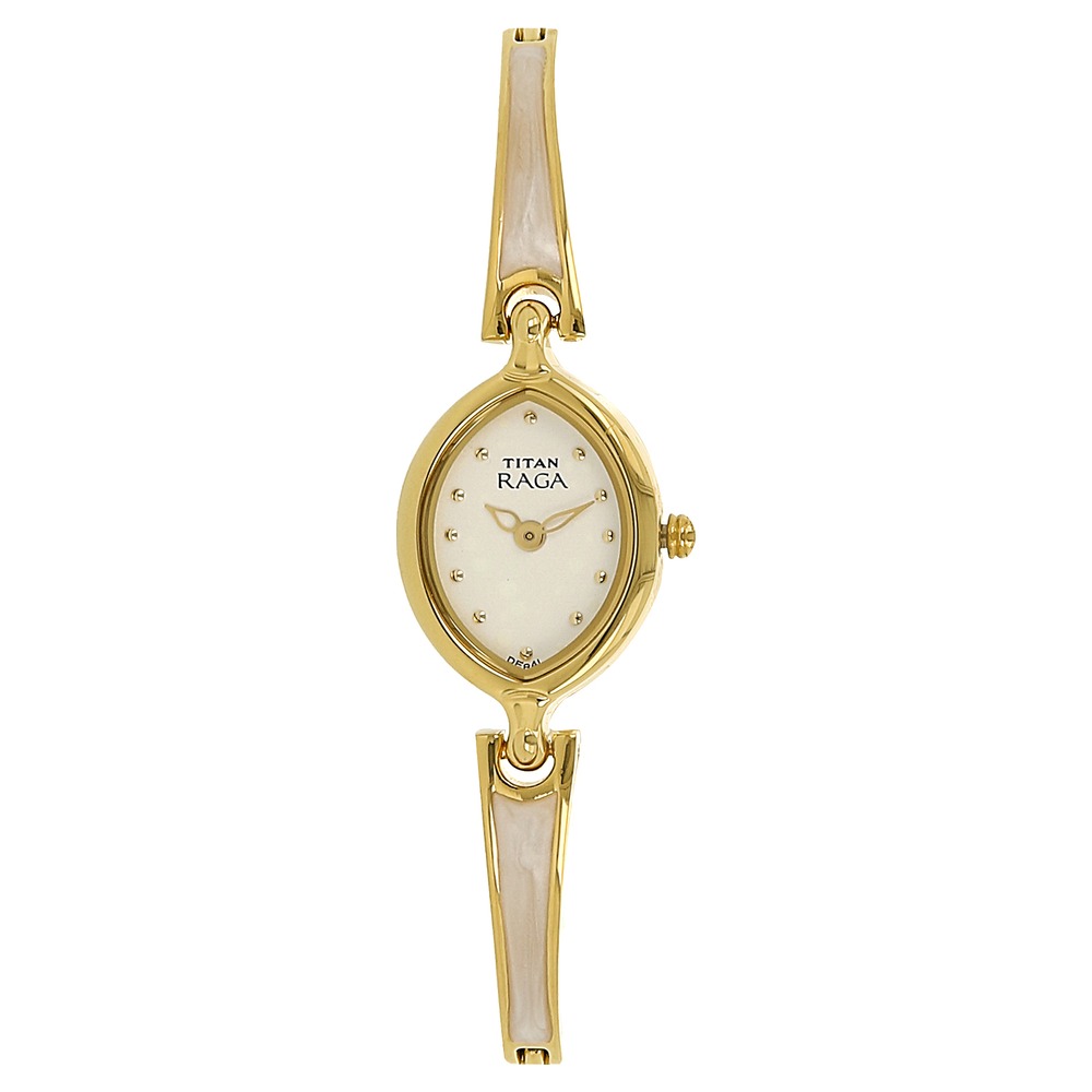 Titan Raga White Dial Analog Watch for Women 2370YM11