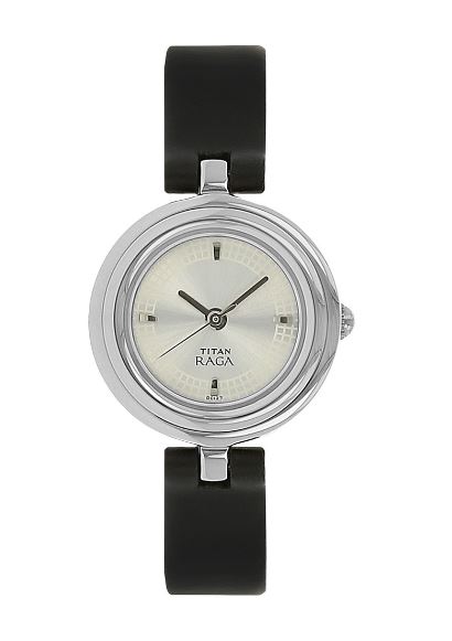 Titan Raga Analog Silver Dial Women's Watch 2498SL01