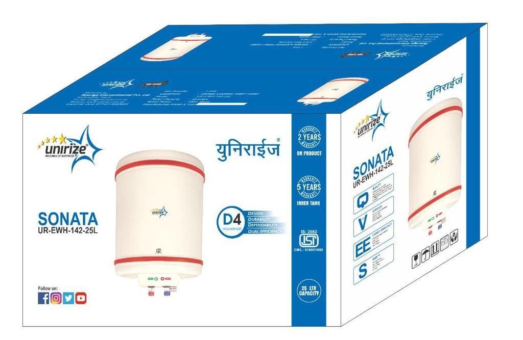 UNIRIZE Electric Water Heater – 25 Liters