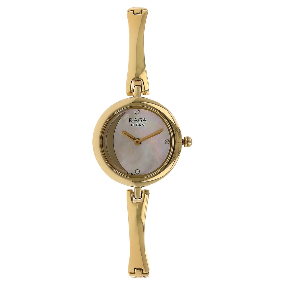 Titan Mother Of Pearl Dial Analog Watch for Women 2553YM01