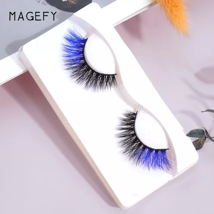 Maange Magefy Two-tone False Eyelashes Hand-made Gafted Eyelashes Light And Thick Mgy7193