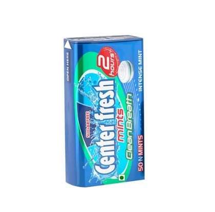 Perfetti Center Fresh Clean Breath Tin Menthol Eucalyptus Flavor