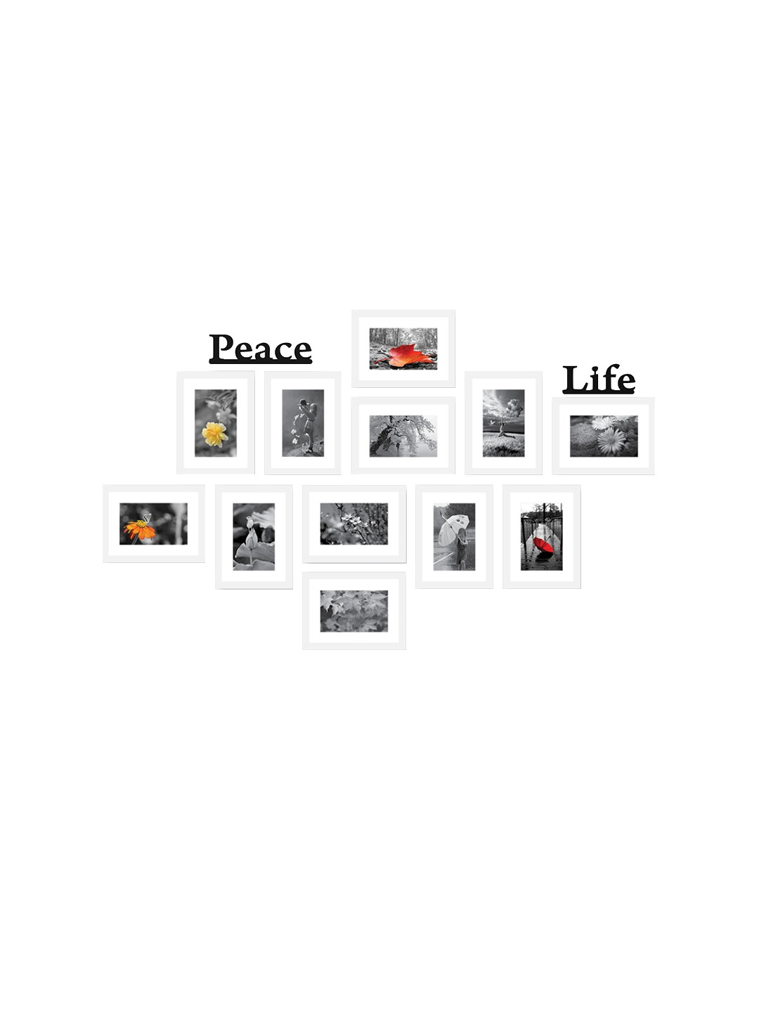 Wall Decor Frames Set of 12