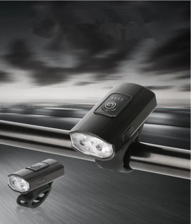 Night Riding Mountain Bicycle Front Light Led Head Lamp Usb Rechargeable Bike Front Light