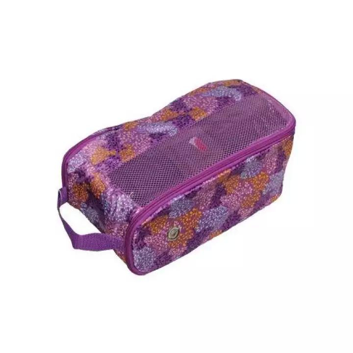 American Tourister Floral Printed Shoe Pouch (Z19030056) - Purple