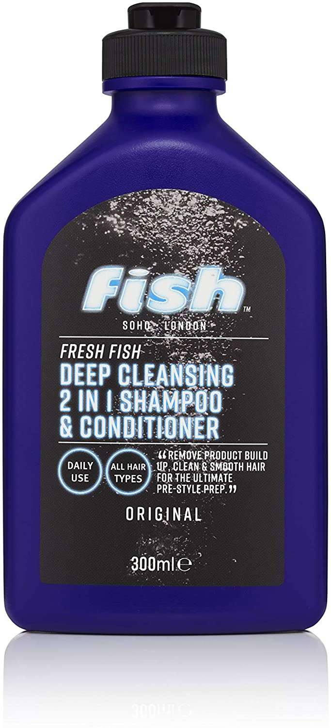 Fish Original Fresh Fish Deep Cleansing 2 in 1 Shampoo & Conditioner-300ml