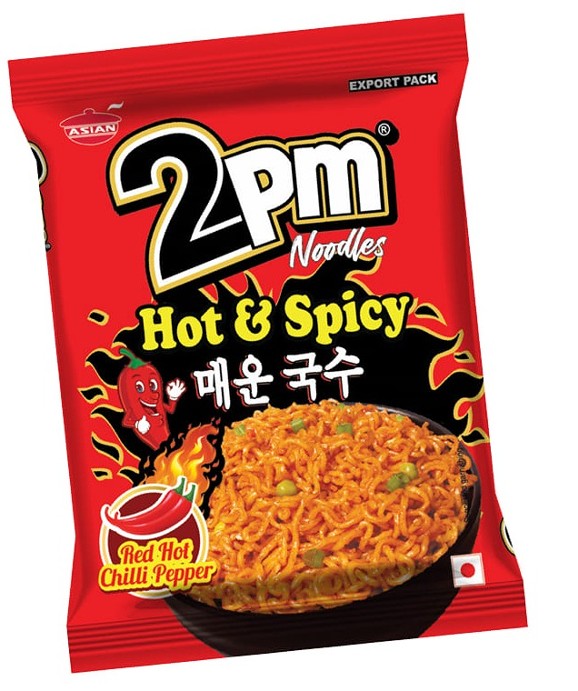2PM Hot & Spicy Red Hot Chilli Pepper Noodles, 120grams