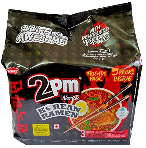 2Pm Korean Ramen Noodles - Family Pack(5in1) - 500g